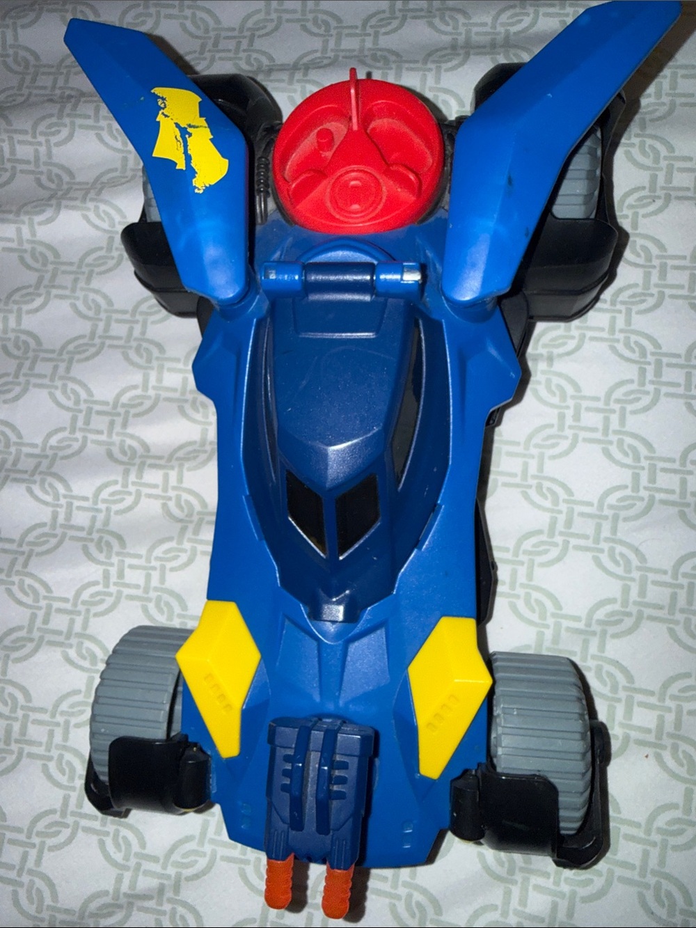 Imaginext 2015 blue Batmobile| some wear